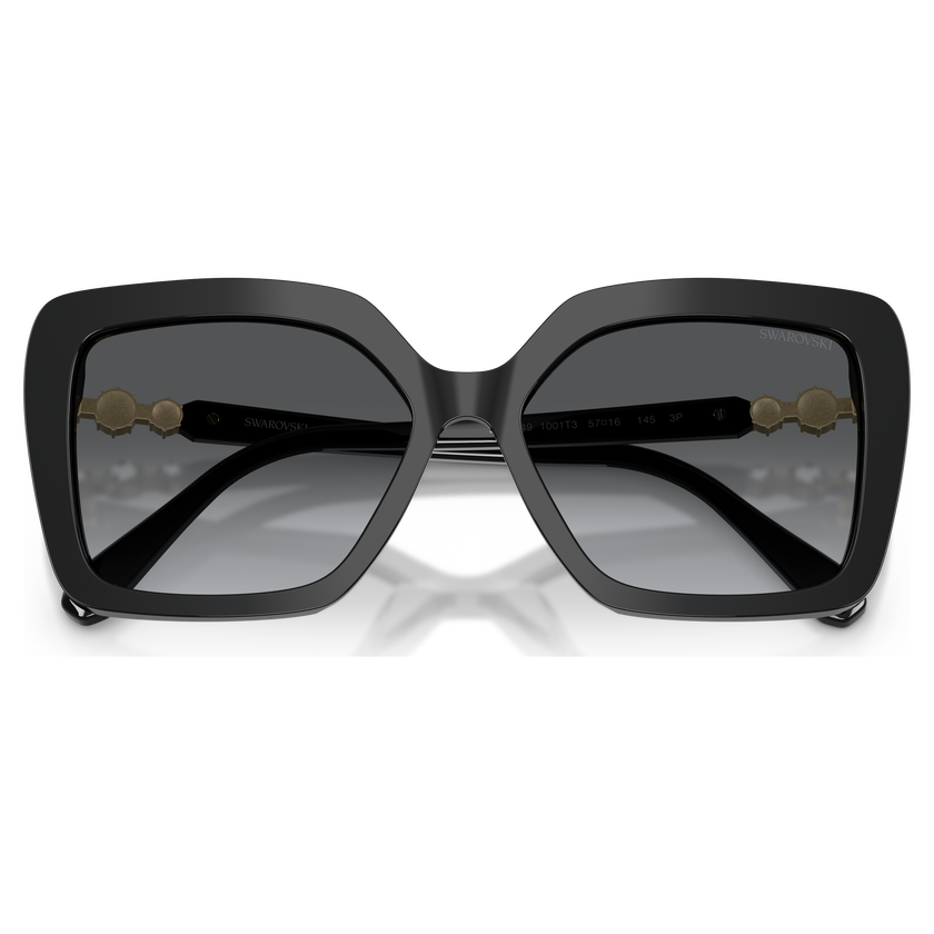 swarovski sunglasses  square shape  sk6049  brown