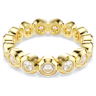 swarovski imber ring round cut white gold tone plated