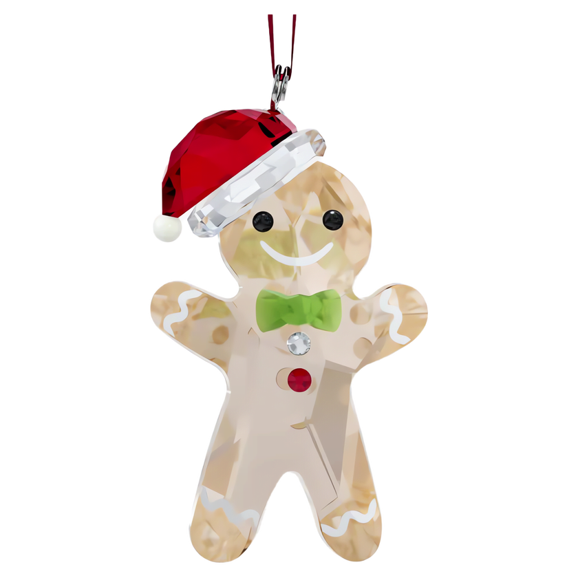 swarovski holiday cheers gingerbread man ornament