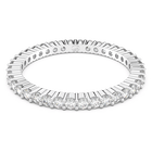 swarovski matrix vittore ring round cut white silver tone finish