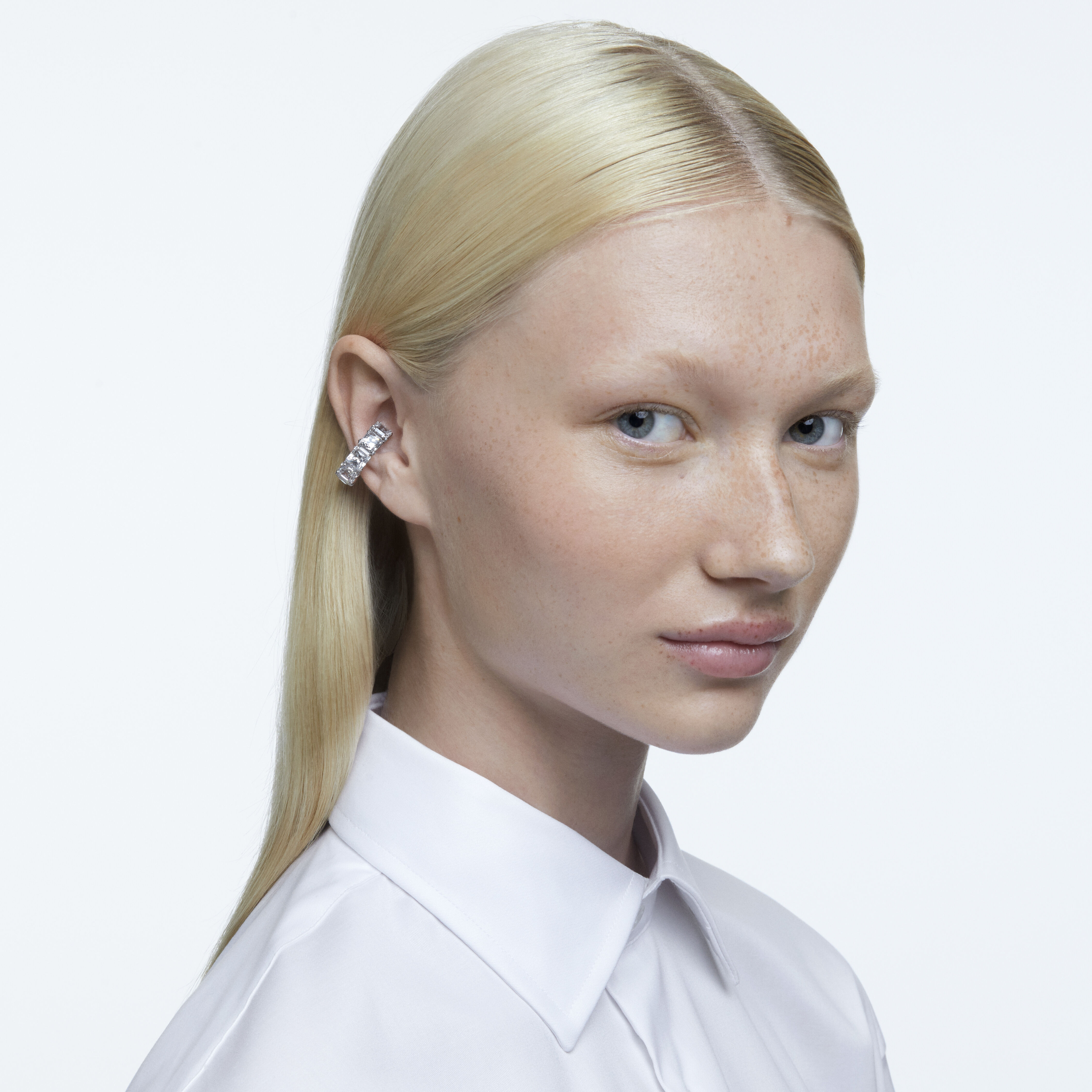 Square clip on shop earrings