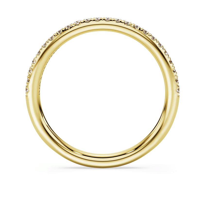 swarovski eternity band ring  lab grown diamonds 0 2 ct tw  round shape  18k yellow gold
