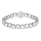 swarovski millenia bracelet trilliant cut white rhodium plated