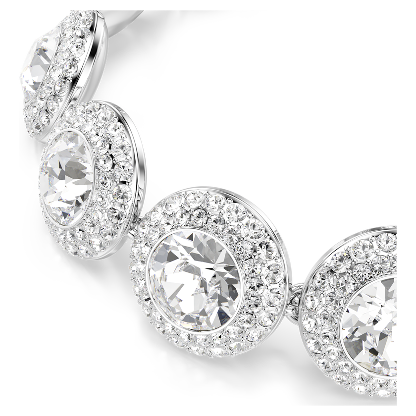 swarovski una angelic bracelet  white  rhodium plated