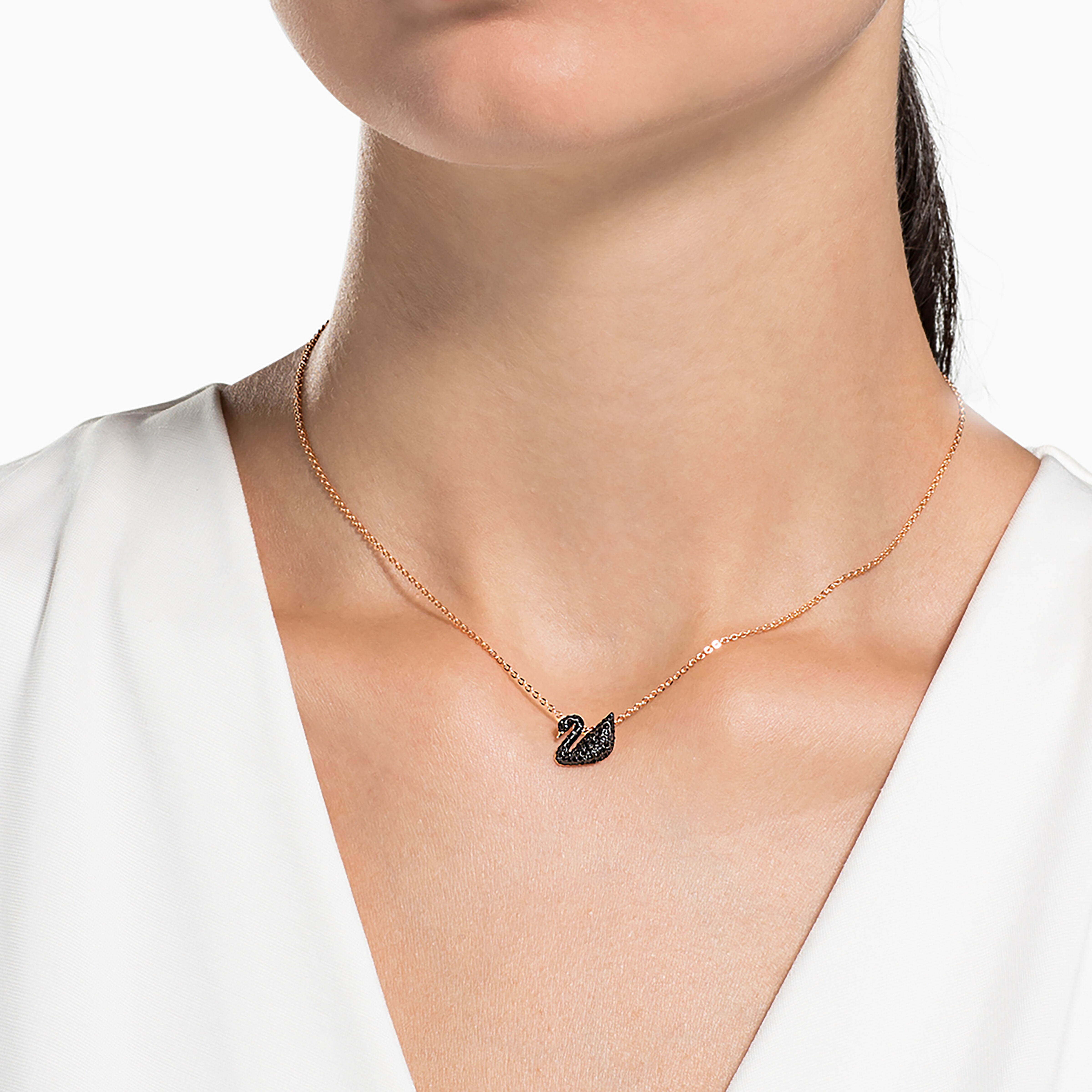 Swarovski necklace hotsell gold plated