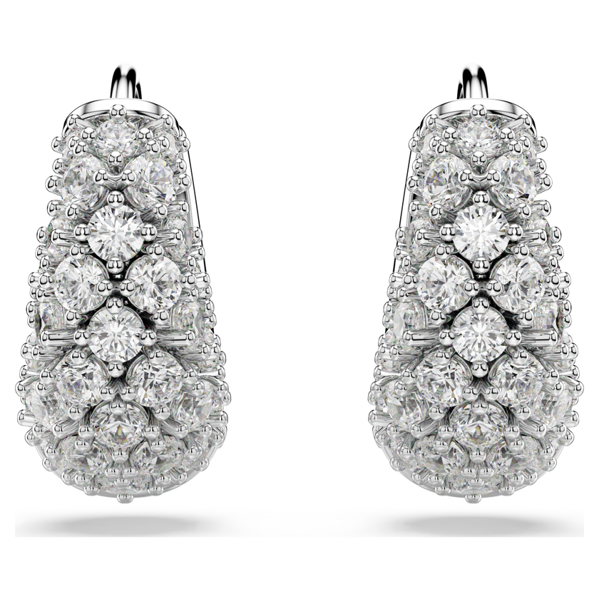 swarovski sublima earrings  white  rhodium plated