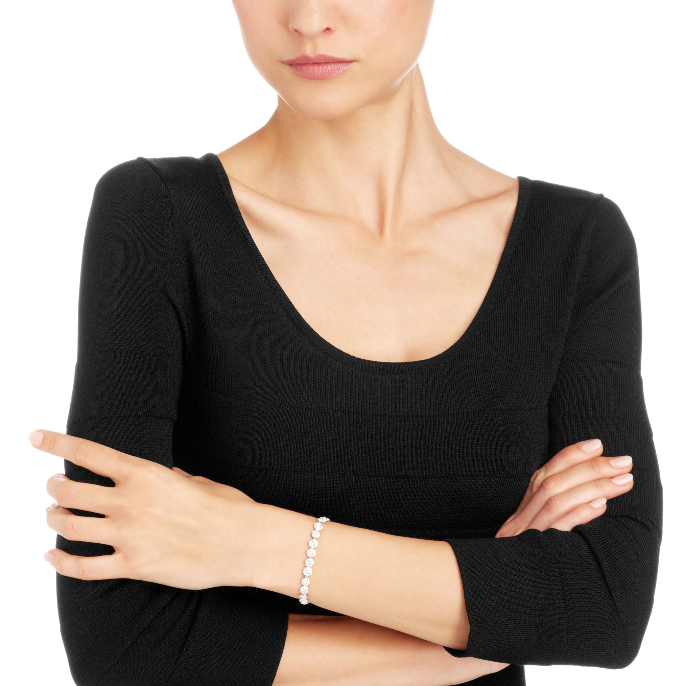 Buy Swarovski Angelic Bracelet White Rhodium Plating