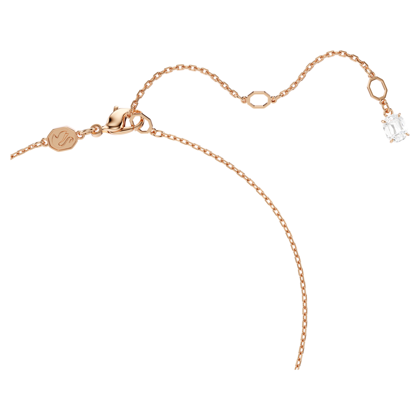swarovski swan pendant  mixed cuts  swan  pink