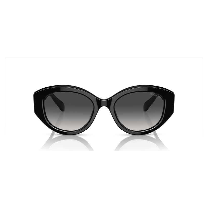 swarovski sunglasses  cat eye shape  sk6005el  black