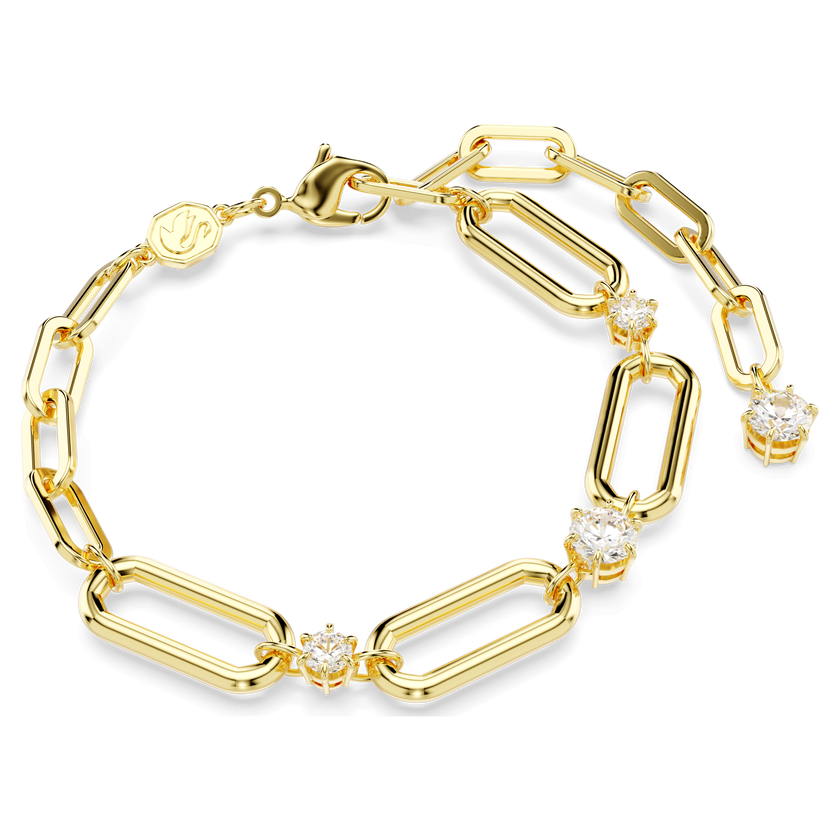 swarovski constella bracelet  white  gold tone plated