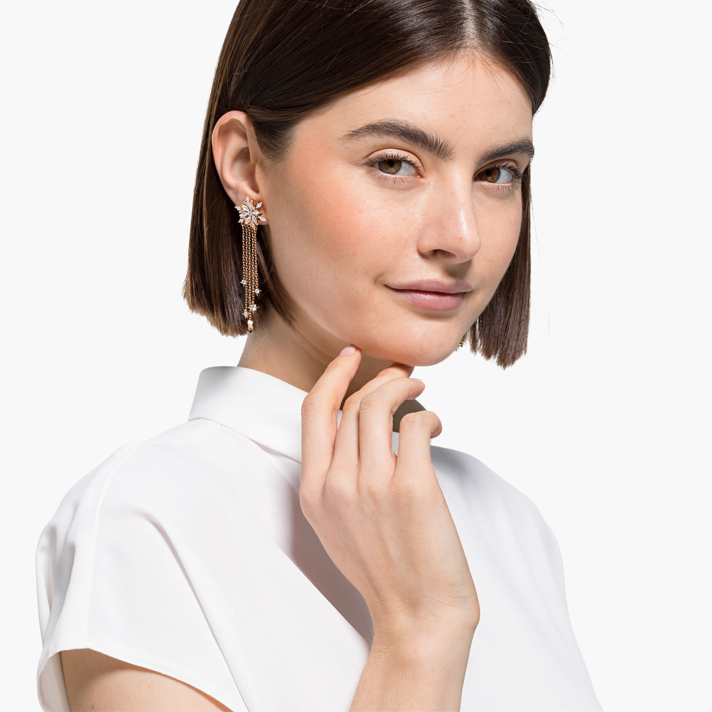 Swarovski magic outlet pierced earrings