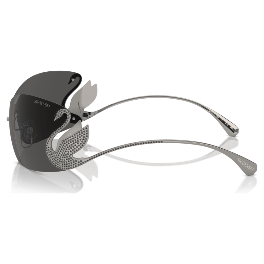 swarovski sunglasses  mask  swan  sk7020  gray