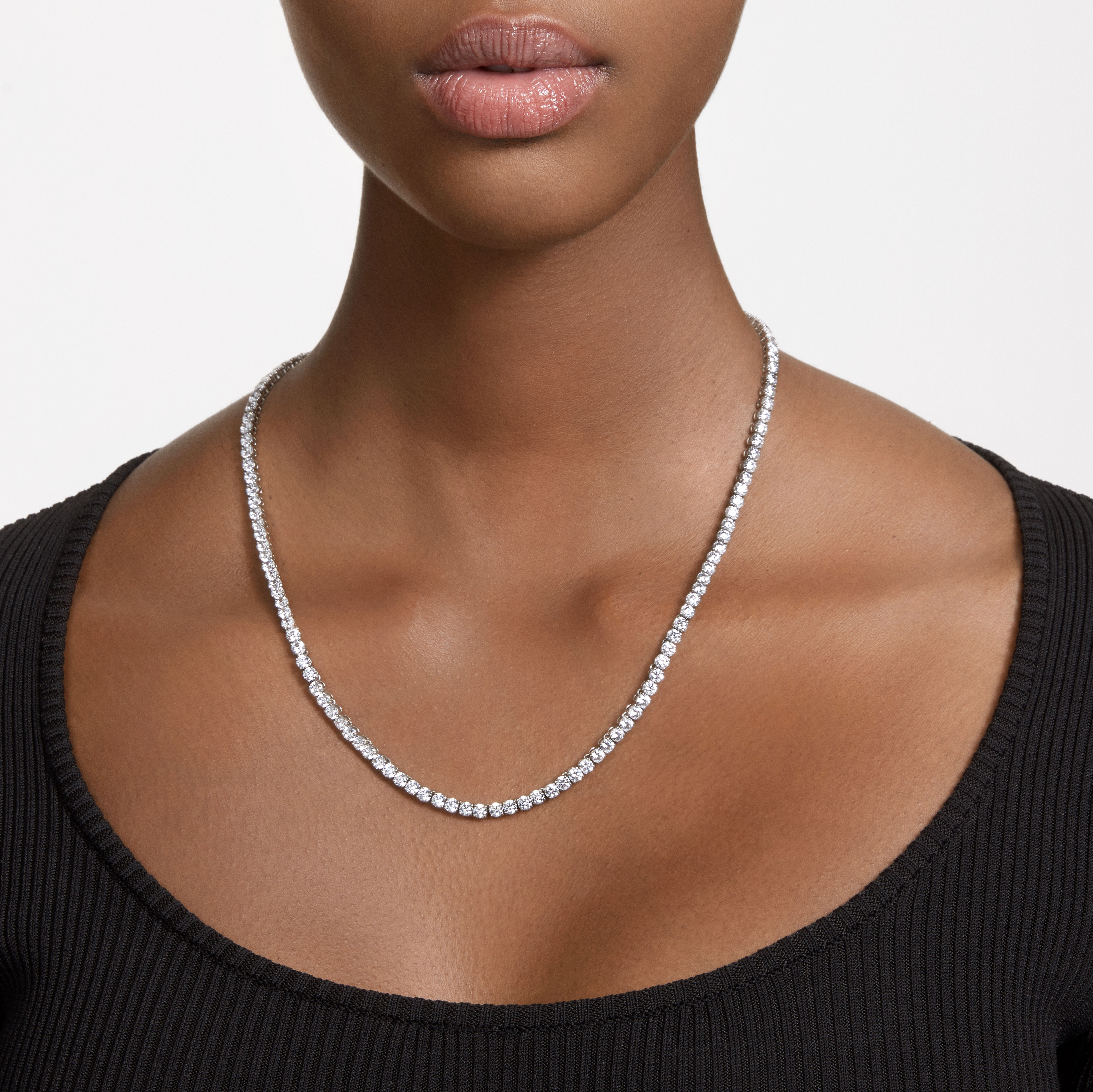 Round cut tennis chain cheap