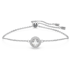 swarovski una angelic bracelet round cut white rhodium plated
