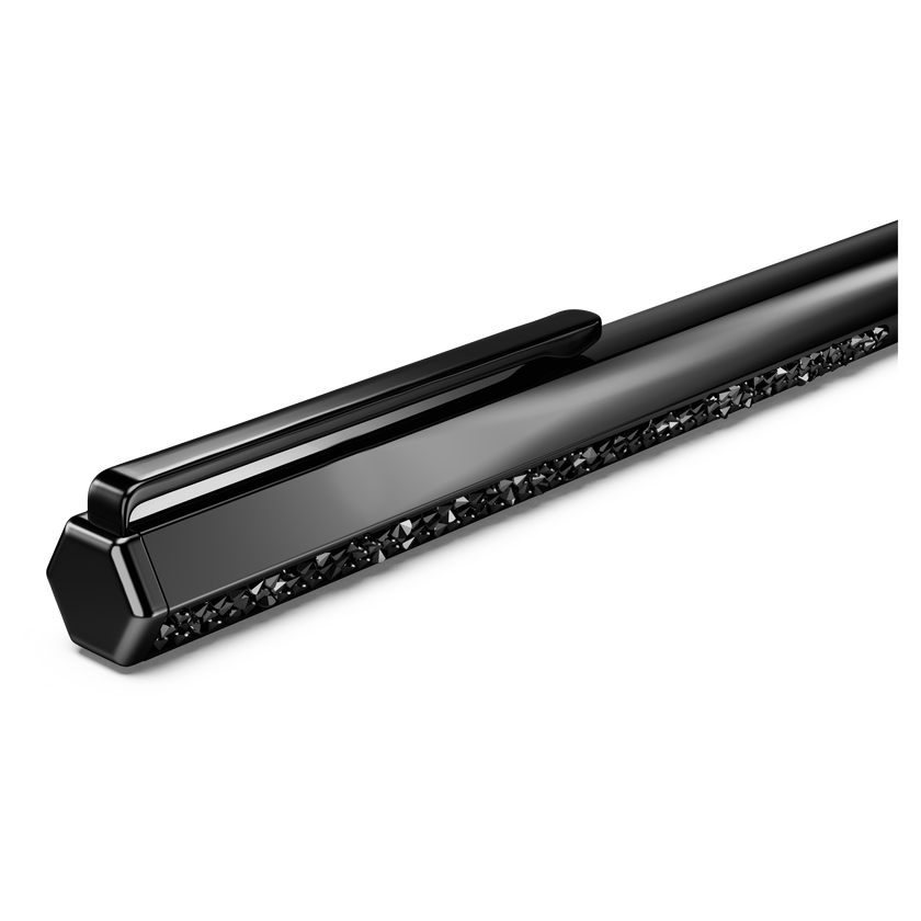 swarovski crystal shimmer ballpoint pen  black  black lacquered