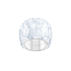 Nirvana Ring, White, Stainless Steel