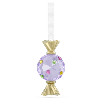 swarovski holiday cheers dulcis candy ornament  violet