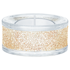 swarovski shimmer tea light holders gold tone