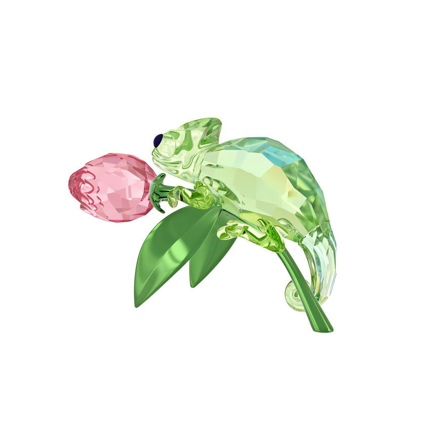 swarovski idyllia chameleon and tulip