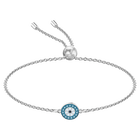 Luckily Bracelet, Multi-colored, Rhodium plating