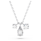 swarovski mesmera pendant mixed cuts cluster white rhodium plated