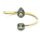 swarovski numina bangle gray gold tone plated