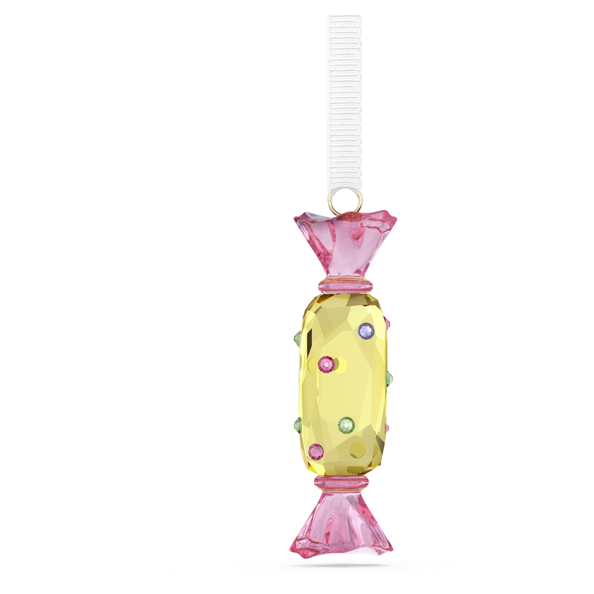 swarovski holiday cheers dulcis candy ornament  yellow
