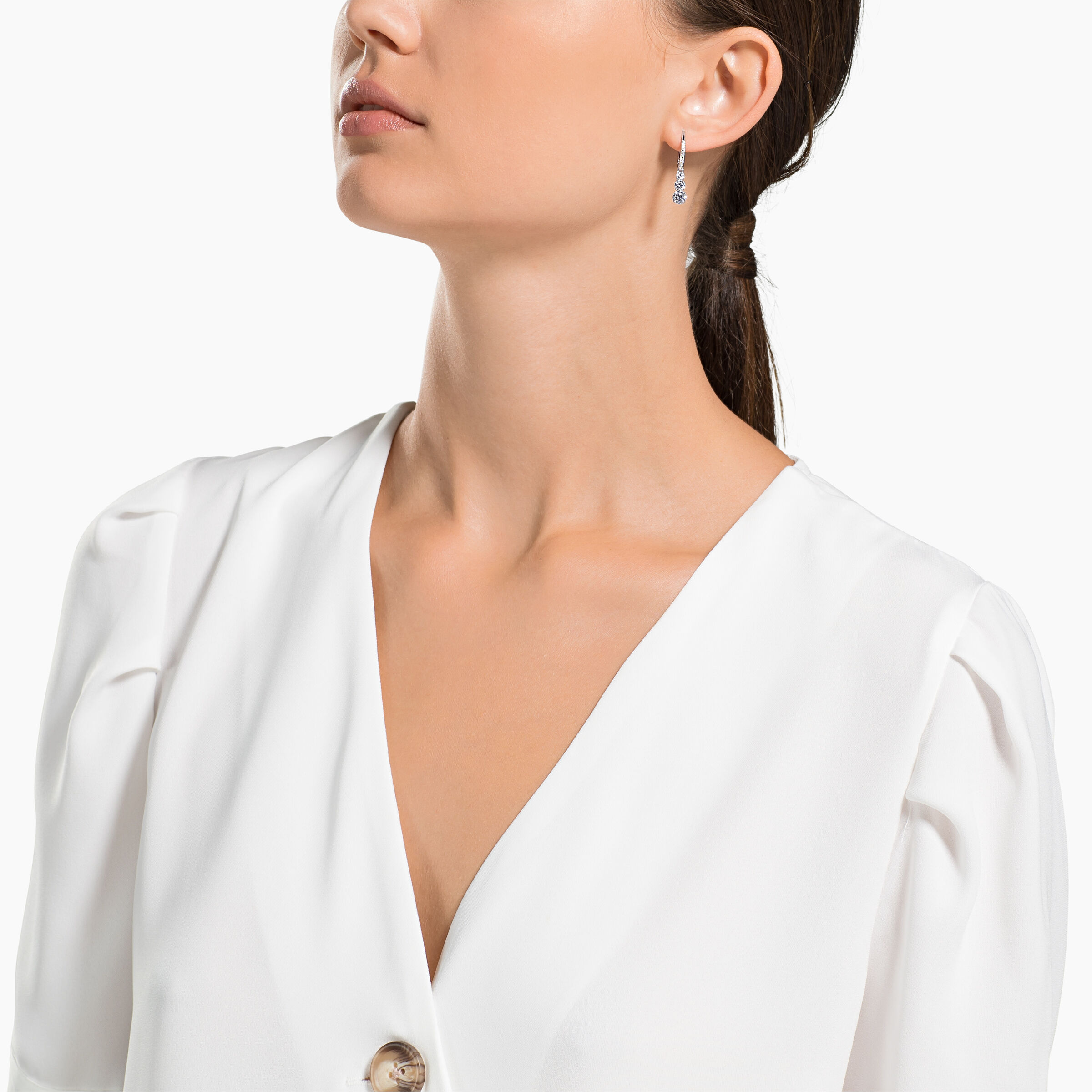 Swarovski trilogy top earrings