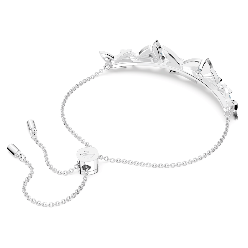 swarovski lilia bracelet  butterfly  blue  rhodium plated