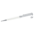 swarovski crystalline swan charm ballpoint pen white