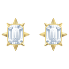 swarovski tarot magic stud pierced earrings white gold tone plated