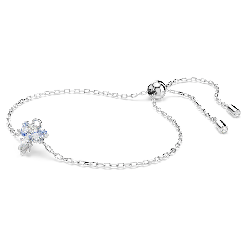 swarovski magic bracelet  angel  blue  rhodium plated