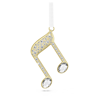 swarovski holiday magic double music note ornament