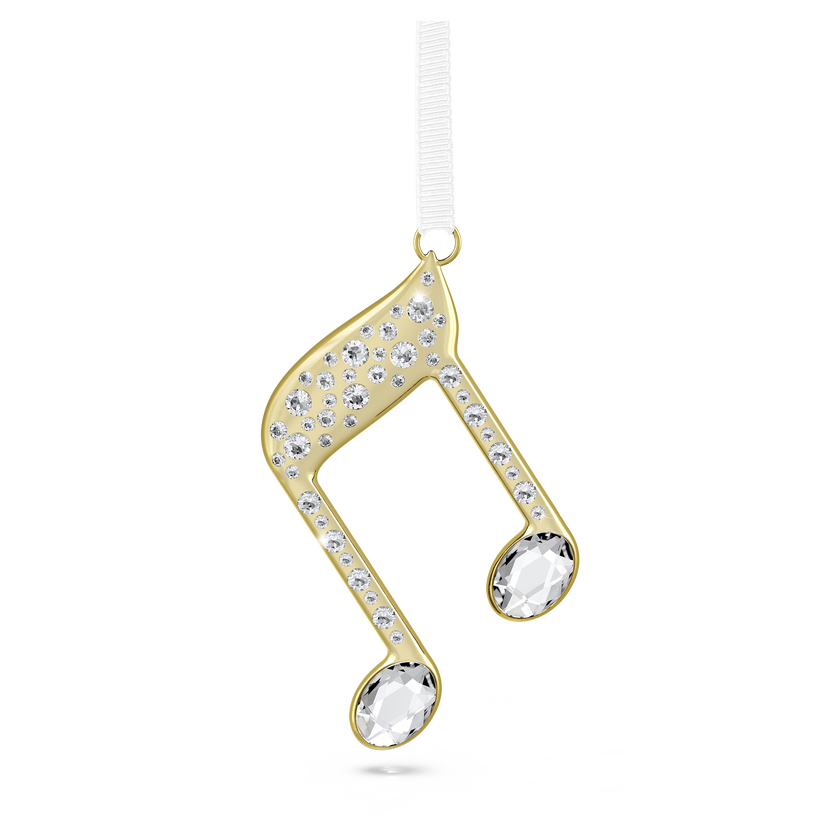 swarovski holiday magic double music note ornament