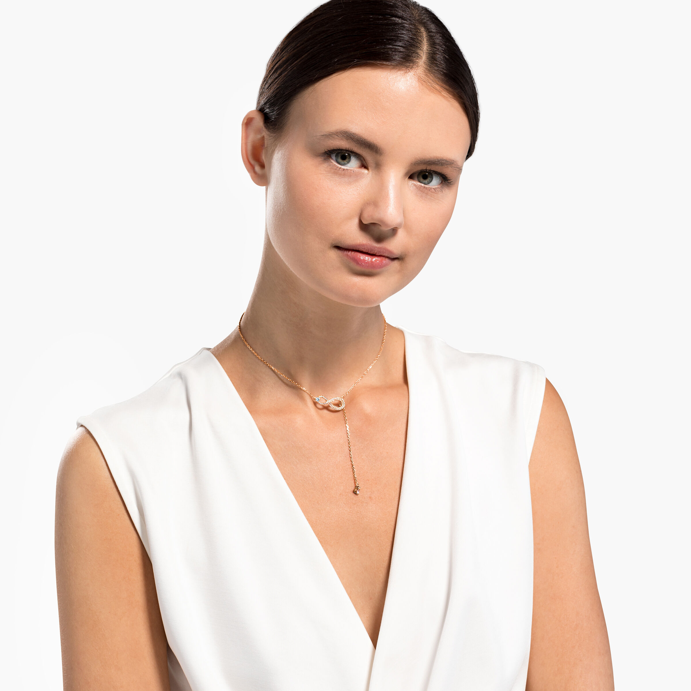 Swarovski sales infinity necklace
