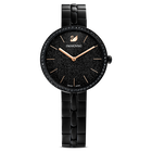 Cosmopolitan Watch, Metal bracelet, Black, Black PVD