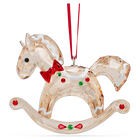 swarovski holiday cheers gingerbread rocking horse ornament