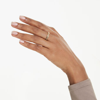 swarovski infinity ring  pav   white  gold tone plated