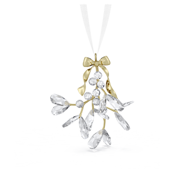 swarovski holiday magic mistletoe ornament