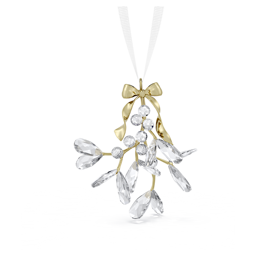 swarovski holiday magic mistletoe ornament