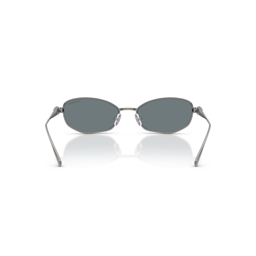 swarovski sunglasses  pillow shape  sk7042  silver tone