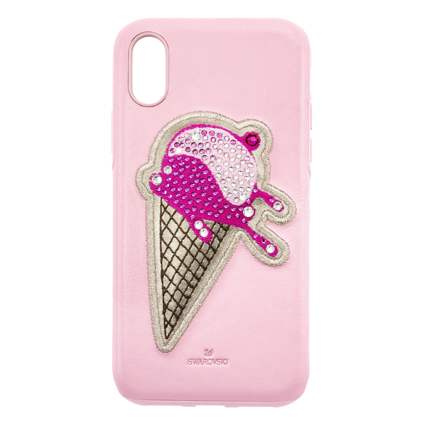 No Regrets Ice Cream Smartphone case with integrated Bumper, iPhone® XR, Pink