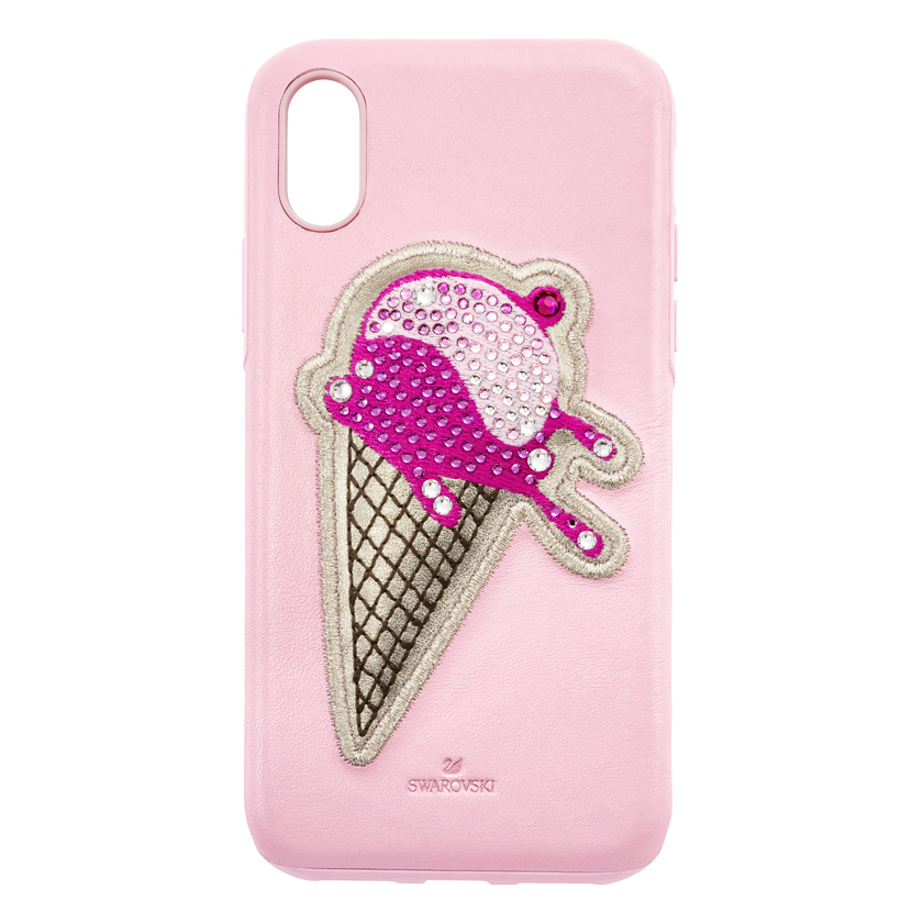 No Regrets Ice Cream Smartphone case with integrated Bumper, iPhone® XS Max, Pink