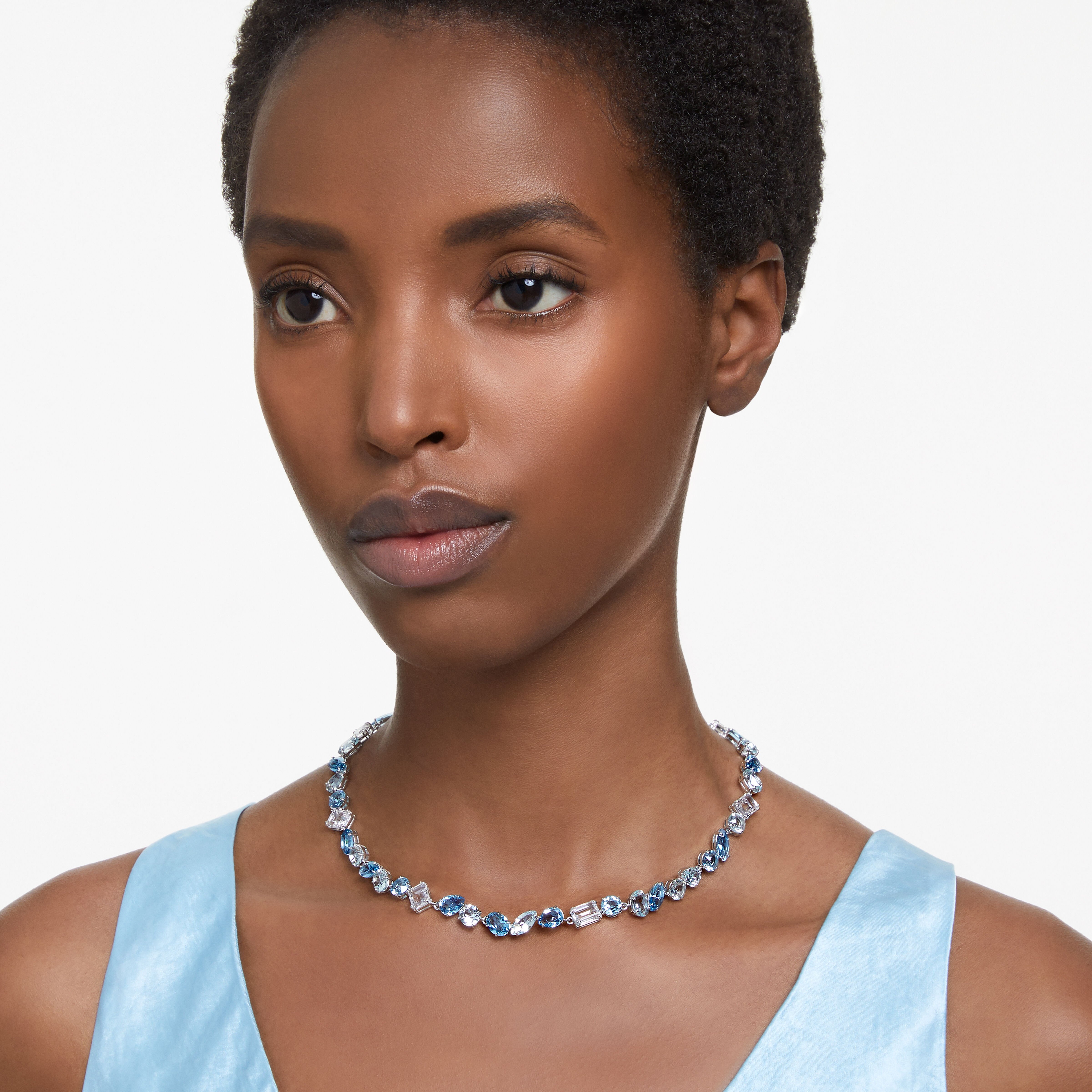 Swarovski neck top