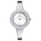 swarovski crystal rose watch metal bracelet white stainless steel