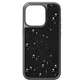 swarovski high smartphone case iphone 15 pro black
