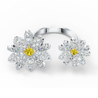 Eternal Flower Open Ring, Yellow, Mixed metal finish