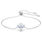 swarovski magic bracelet angel blue rhodium plated