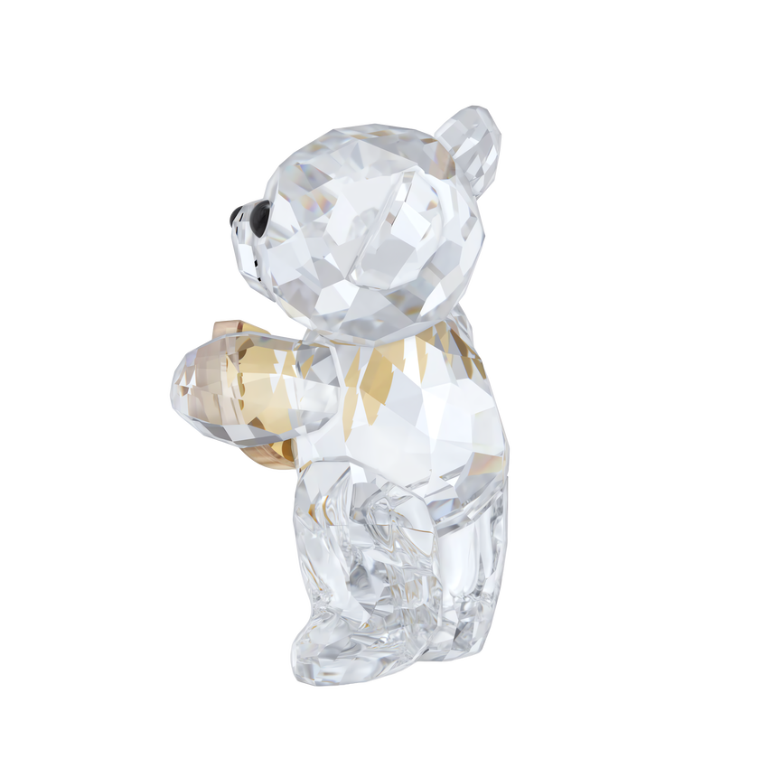 swarovski kris bear lucky horseshoe