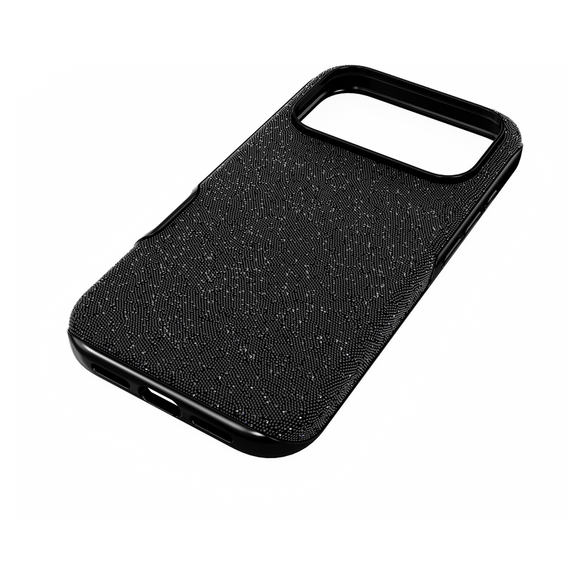 swarovski high smartphone case  iphone  17 pro  black